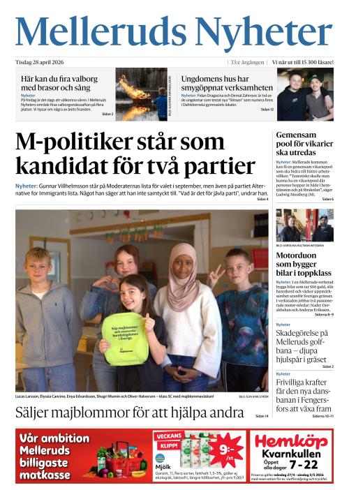 Melleruds nyheter 28.4.2026