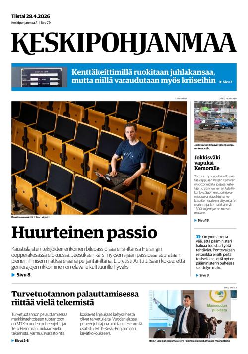 Keskipohjanmaa 28.4.2026