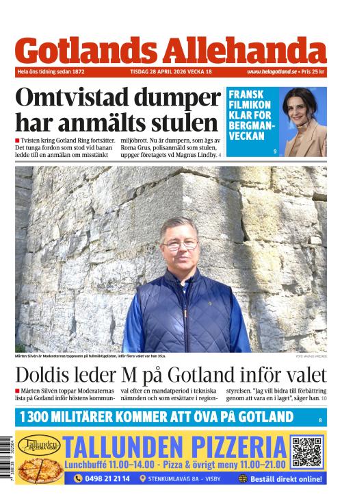 Gotlands Allehanda 28.4.2026