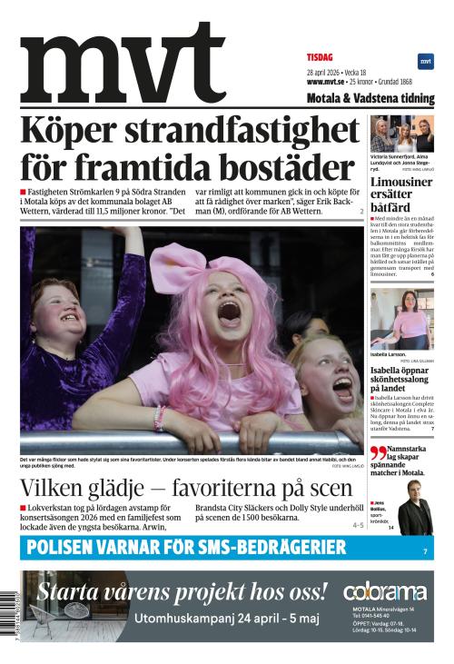 Motala Vadstena Tidning 28.4.2026