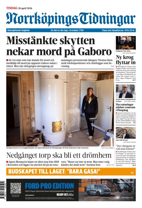 Norrköpings Tidningar 28.4.2026
