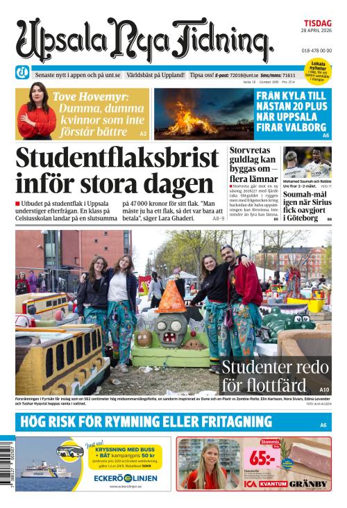 Upsala Nya Tidning 28.4.2026