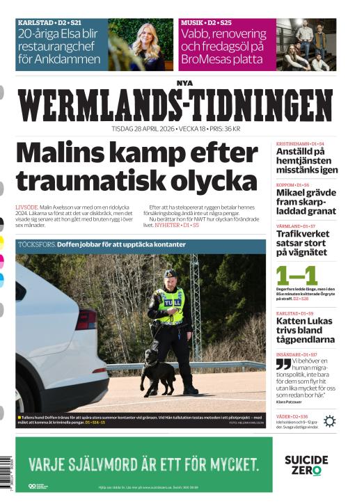 Nya Wermlands-Tidningen 28.4.2026