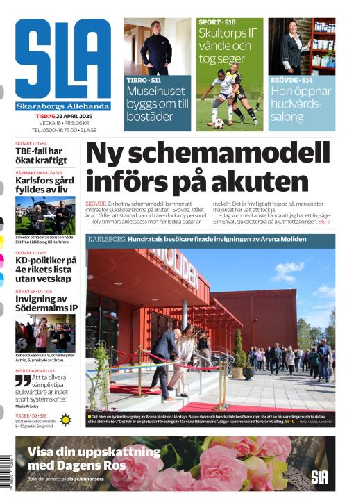 Skaraborgs Allehanda 28.4.2026