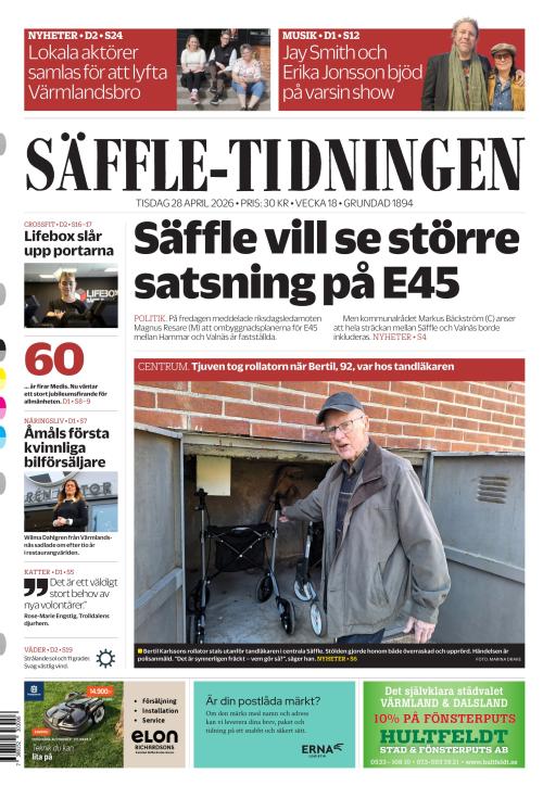 Säffle-Tidningen 28.4.2026
