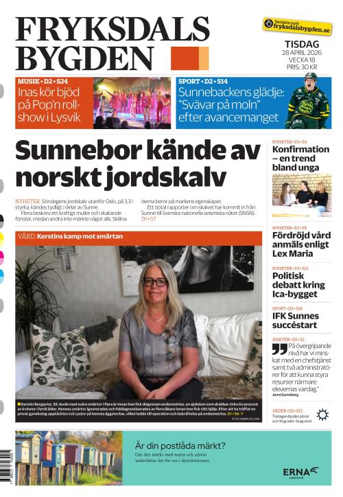 Fryksdals-Bygden 28.4.2026