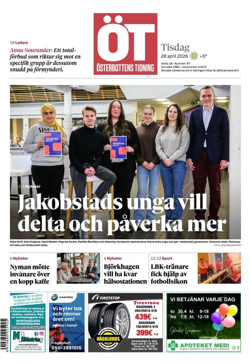 Österbottens Tidning 28.4.2026