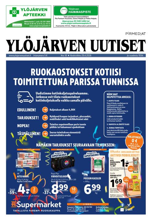 Ylöjärven Uutiset 29.4.2026