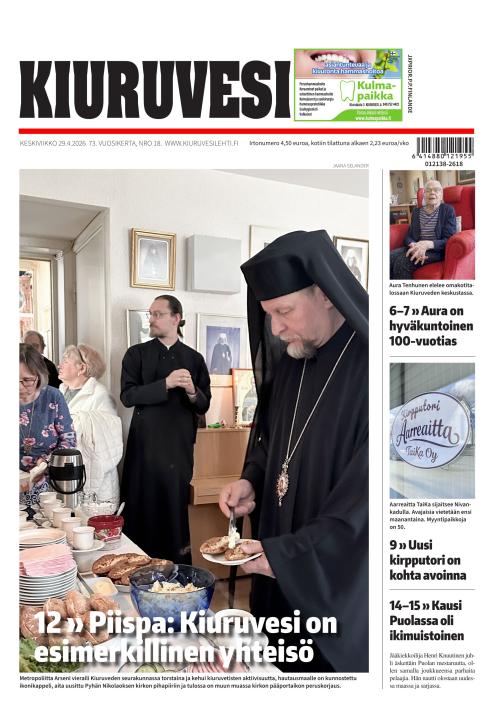 Kiuruvesi-lehti 29.4.2026