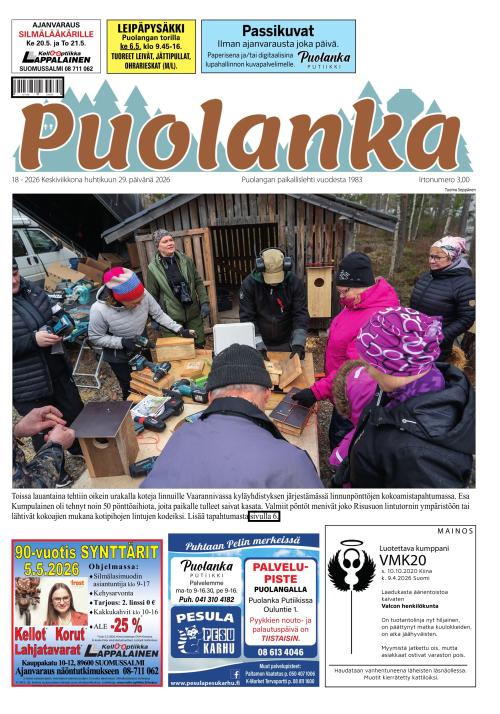 Puolanka-lehti 29.4.2026