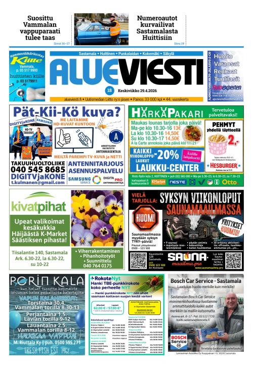 Alueviesti 29.4.2026