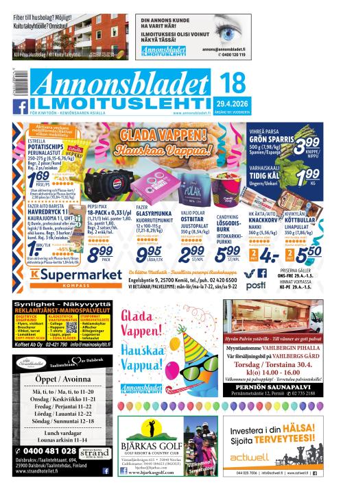 Annonsbladet 29.4.2026