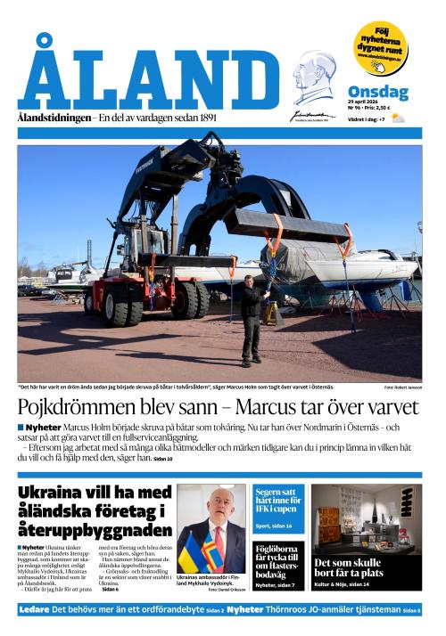 Ålandstidningen 29.4.2026
