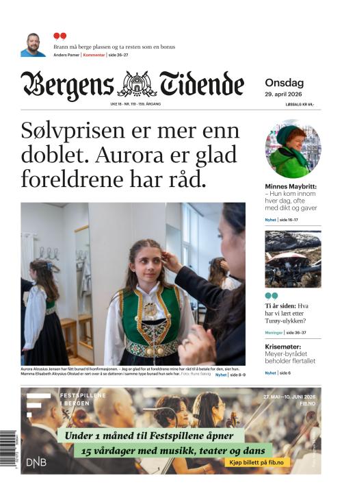 Bergens Tidende 29.4.2026