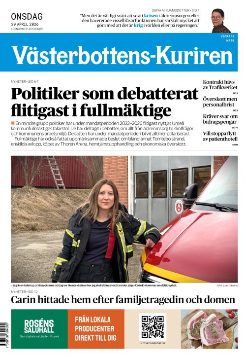 Västerbottens-Kuriren (SE) 29.4.2026