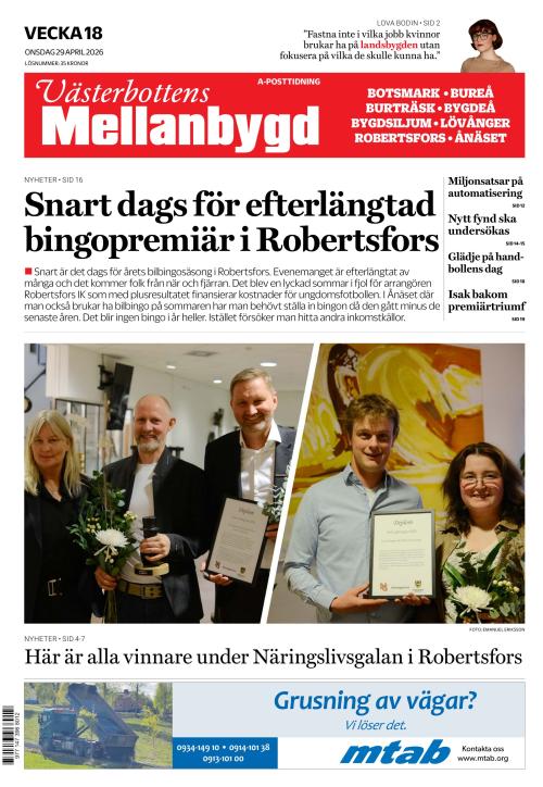 Västerbottens Mellanbygd (SE) 29.4.2026