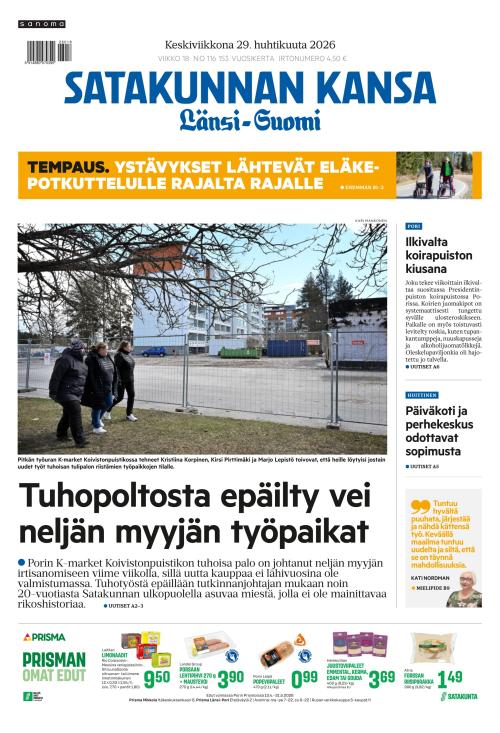 Satakunnan Kansa Länsi-Suomi 29.4.2026