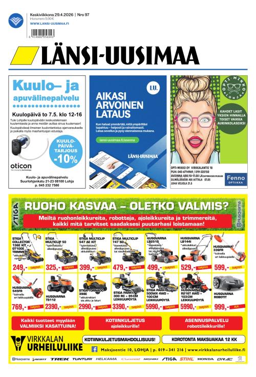 Länsi-Uusimaa 29.4.2026