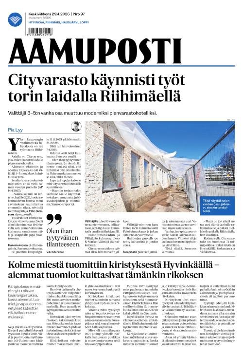 Aamuposti 29.4.2026