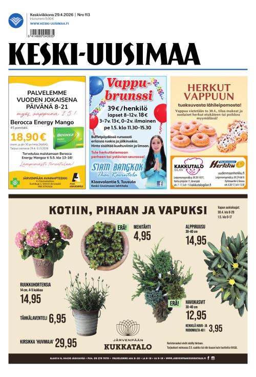 Keski-Uusimaa 29.4.2026