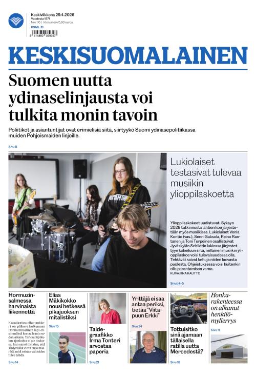Keskisuomalainen 29.4.2026