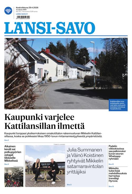 Länsi-Savo 29.4.2026