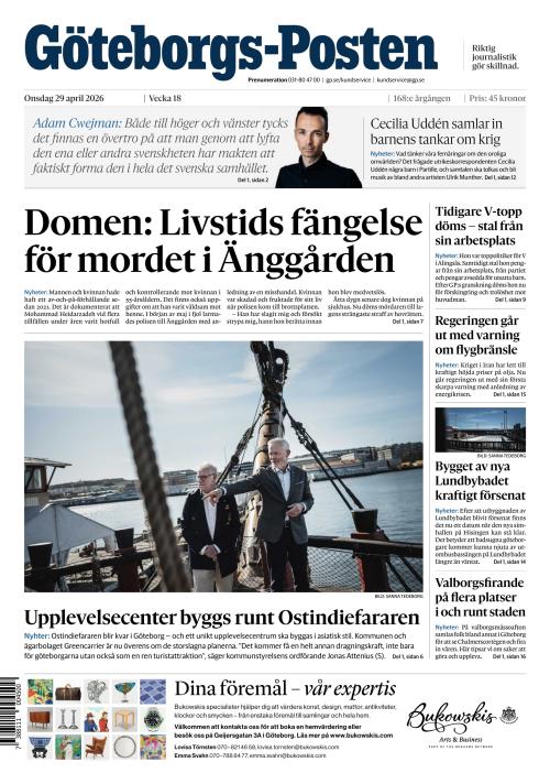Göteborgs-Posten 29.4.2026