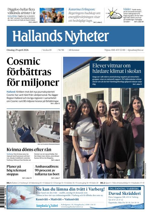 Hallands Nyheter 29.4.2026