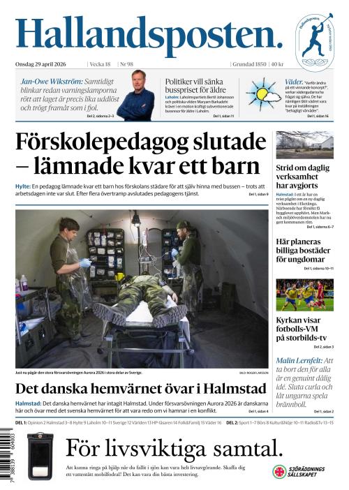 Hallandsposten 29.4.2026