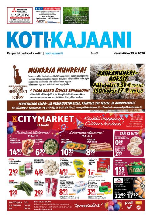 Koti-Kajaani 29.4.2026