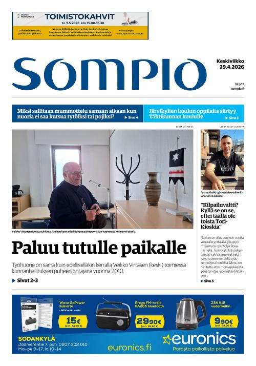 Sompio 29.4.2026