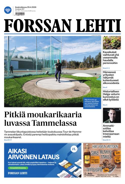 Forssan Lehti 29.4.2026