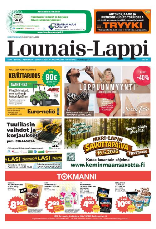 Lounais-Lappi 29.4.2026