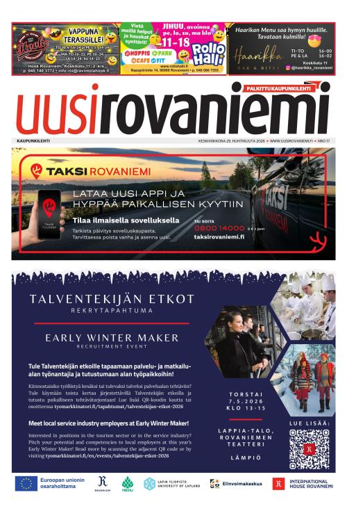 Uusi Rovaniemi 29.4.2026