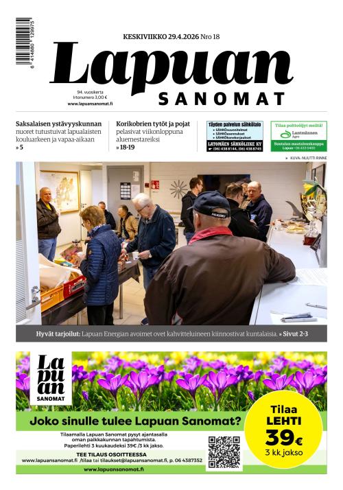 Lapuan Sanomat 29.4.2026