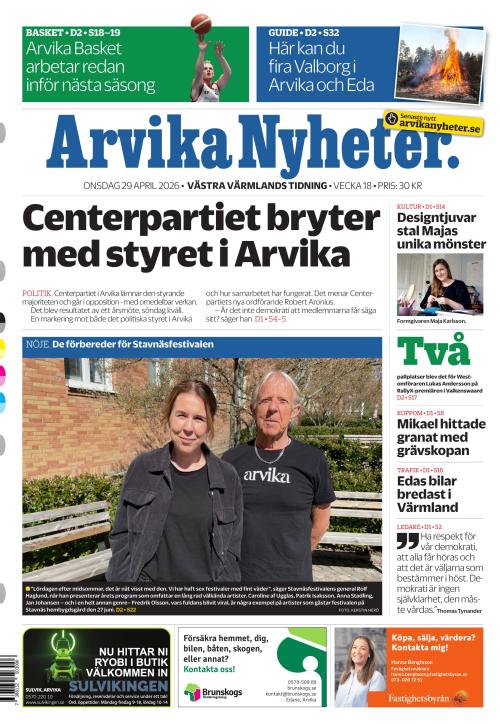 Arvika Nyheter 29.4.2026