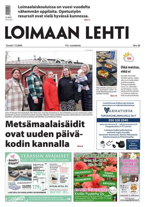 Loimaan Lehti 7.5.2026