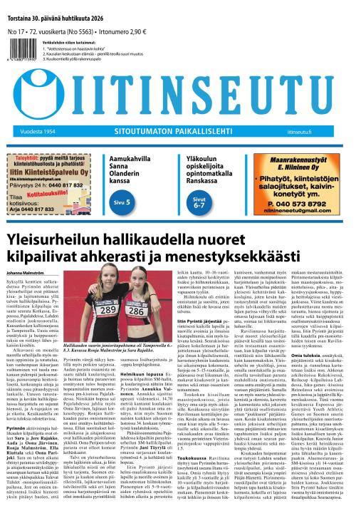 Iitinseutu 30.4.2026