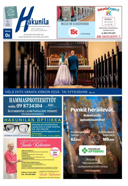 Hakunila-lehti 30.4.2026