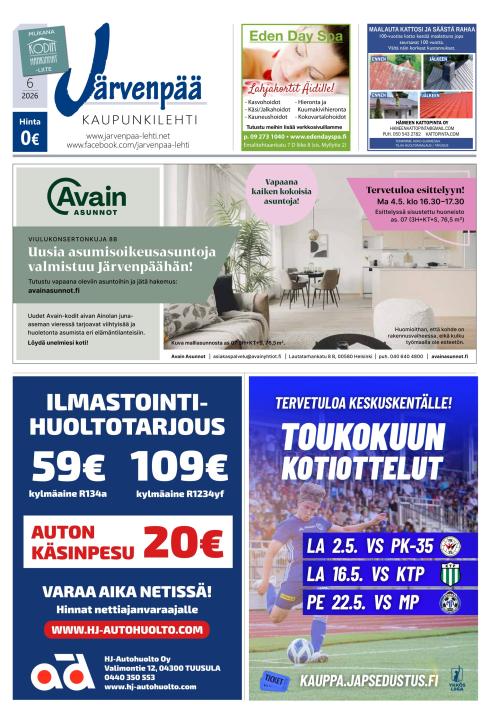 Järvenpää-lehti 30.4.2026