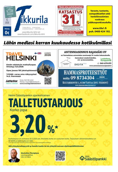 Tikkurila-lehti 30.4.2026