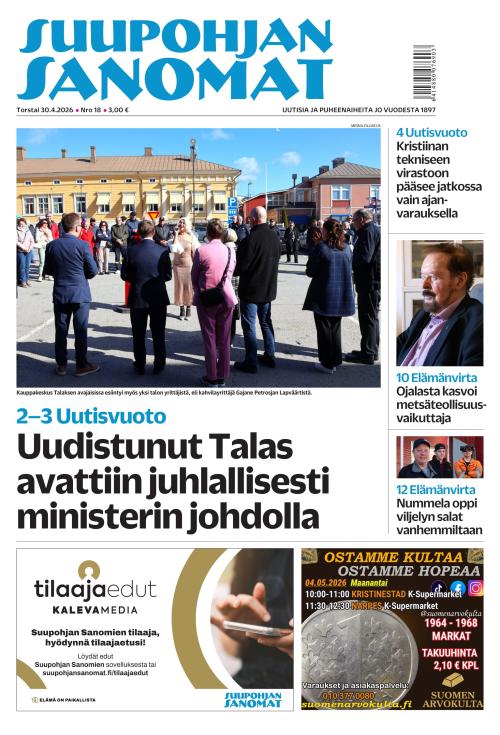 Suupohjan Sanomat 30.4.2026