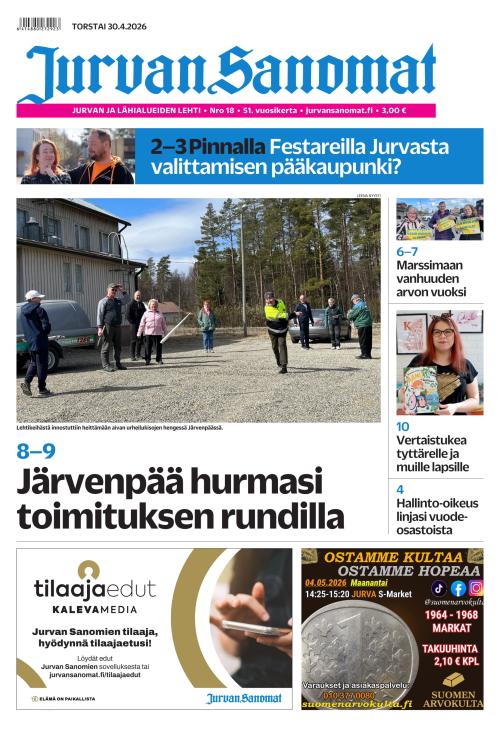 Jurvan Sanomat 30.4.2026