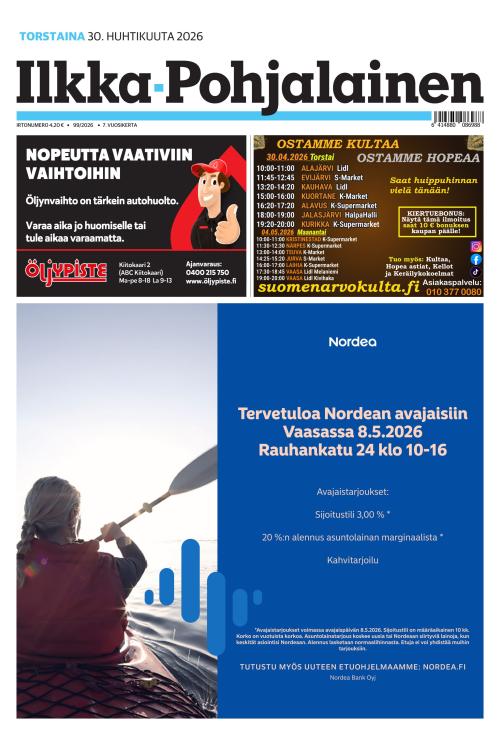 Ilkka-Pohjalainen 30.4.2026