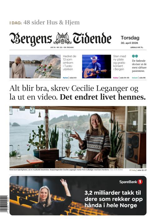 Bergens Tidende 30.4.2026