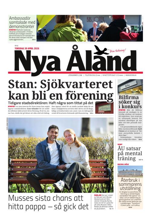 Nya Åland 30.4.2026