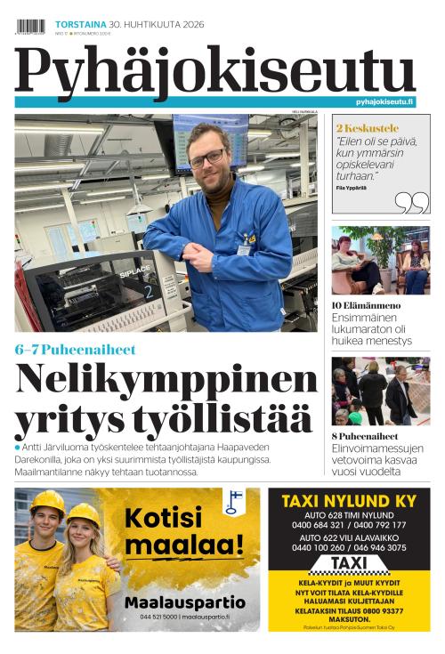 Pyhäjokiseutu 30.4.2026