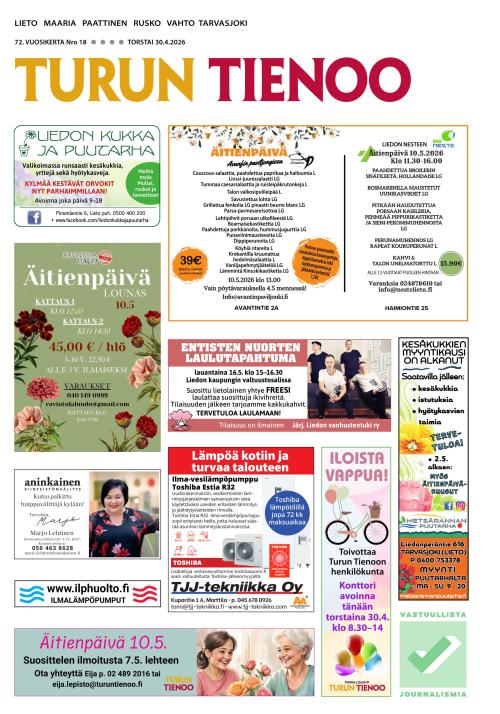 Turun Tienoo 30.4.2026