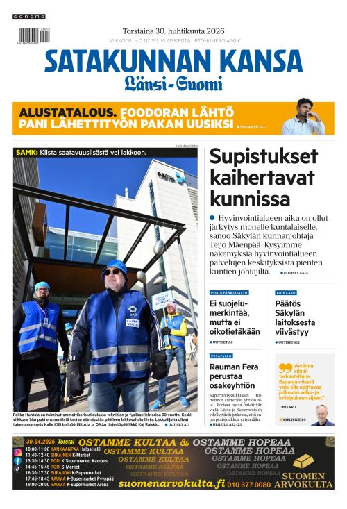 Satakunnan Kansa Länsi-Suomi 30.4.2026