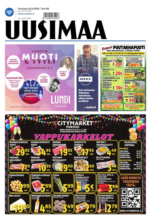 Uusimaa 30.4.2026